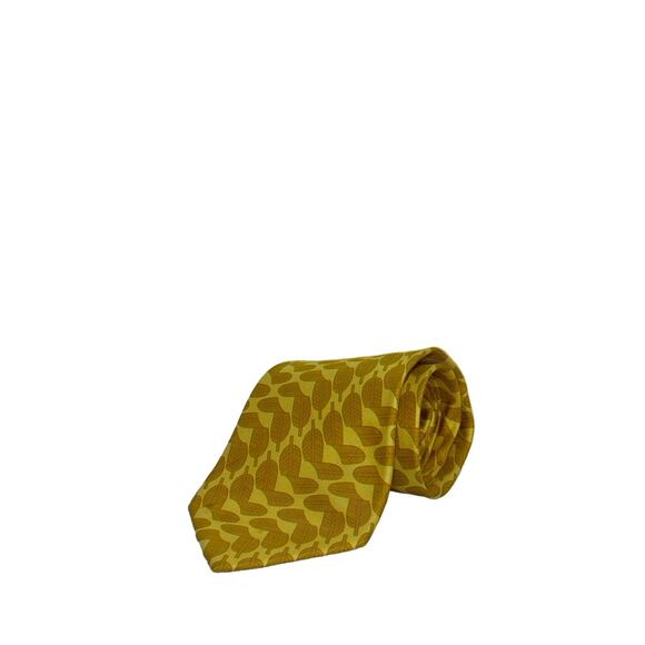 GUCCI Mens Tie Palm Leaves Design PLZ READ!!FINAL SALE NO RETURNS - Picture 1 of 9